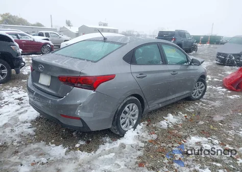 2021 Hyundai Accent Se из США, поврежденный, VIN 3KPC24A69ME147643